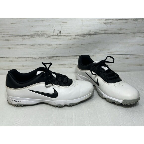 Nike Air Zoom Rival 5 878957-100 Men 10.5 Sneaker Black White Leather Golf Shoes main image 14